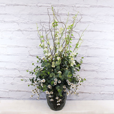 WHITE CHERRY BLOSSOMS & EUCALYPTUS (MS-0007)